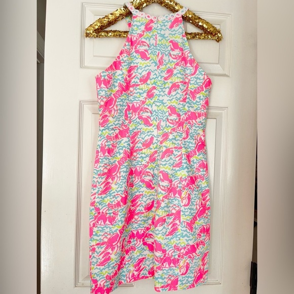 Lilly Pulitzer Pearl Shift Dress in Pop Up Lobstah Roll - Picture 7 of 10
